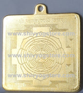 Maha Mrityunjaya Yantra Metal Big (Golden Colour)